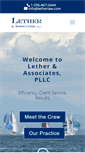 Mobile Screenshot of letherlaw.com
